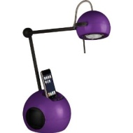 iHome by Checkolite IHL12PUR Orbit iPod Lamp (Purple)