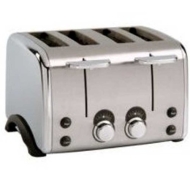 Toastmaster 4-Slice Vintage Stainless Steel Toaster