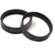 Century Optics +2.5 Achromatic Diopter, Close-Up Filter for Camcorders with 37mm Filter Thread.