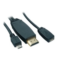 Decrescent Micro-USB to HDMI MHL TV-Out Cable Adapter for Samsung Galaxy S2, Nexus &amp; Note - 2m