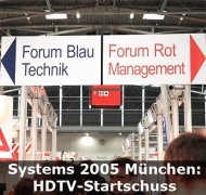 Systems 2005: Start von HDTV