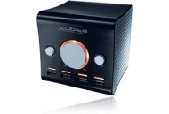 boynq&reg; Cubite&trade; PC Speaker and USB Hub (Black)