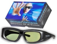 Sharp 3D Glasses Compatible 3D Heaven Ultra-Clear HD for for 2012 &amp; Prior IR Sharp 3D TV&#039;s