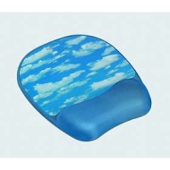 Fellowes Memory Foam Clouds Mouse Pad - Blue 9175901