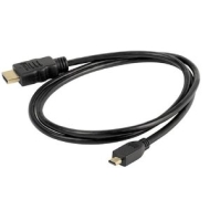 Premium HDMI to Micro D HDMI Cable - Premium Quality Micro HDMI Lead - 24k Gold Plated Plugs - Audio &amp; Video 1080p - Ideal For Connecting HD Devices u