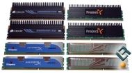 Corsair, Kingston, OCZ, Super Talent DDR3 1800MHz Memory Kits