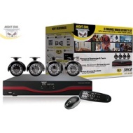 Night Owl 8 Channel LTE D1 DVR 500GB Hard Drive 4 x Indoor/Outdoor Cameras &amp; Free Software