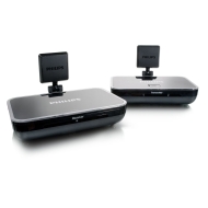 Philips SLV 4200 Wireless TV-Link (5,8 GHz, Fernbedienungsextender - Zwei Quellen) schwarz