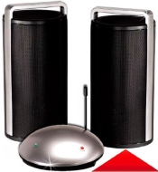 Wireless Funklautsprecher Funkboxen AKTIV Boxen Stereo Drahtlose Lautsprecher