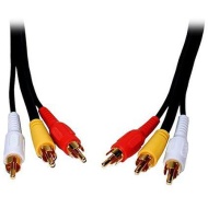Comprehensive Cable 25&#039; Standard Series General Purpose 3 RCA Video Cable