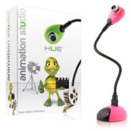 Hue Animation Studio for Windows PCs and Apple Mac OS X (Pink): complete stop motion animation kit with camera (software download edition)