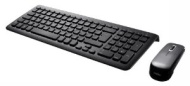 Perixx PERIDUO-710B, Wireless Keyboard and Mouse Combo Set - Compact Size 15.32&quot;x5.59&quot;x0.98&quot; Dimension - Built-in Numeric Keypad - Piano Black - Chicl