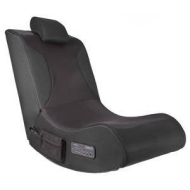 Wireless 2.4Ghz Foldable Gaming Chair w/ Built in Sub Woofer, Surround Sound Speakers &amp; Adjustable Headrest