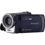 Easypix DVX5050 FullHD MovieStar Camcoder (5 Megapixel, 5-fach optischer Zoom, 7,6cm (3 Zoll) Display) schwarz