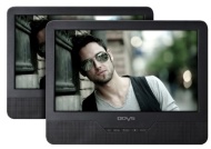 Odys Seal 7 tragbarer DVD-Player mit zus&auml;tzlichem Bildschirm 17,8 cm (7 Zoll) TFT-Display, USB, SD-Card) schwarz