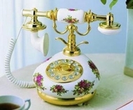 Golden Eagle 9007 Porcelain Phone RED&amp;WHITE