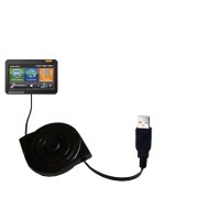 compact and retractable USB Power Port Ready charge cable designed for the Rand McNally Intelliroute TND 510 710 720 and uses TipExchange