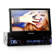 Auna DTA90 Autoradio multimediale lettore DVD MP3 VIDEO con display touchscreen da 18 CM (ingressi USB SD, AV, ID3, tuner FM)