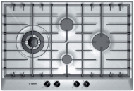 Bosch PCK755UC 30&quot; Gas Cooktop with Continuous Grates and Diamond Configuration for Larger Pots