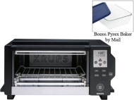 Krups Black Digital Convection Toaster Oven