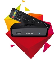 MAG254 Iptv Box Media Streamer Full Hd Tv avec un essai de t&eacute;l&eacute;vision gratuit de 30 jours Meilleure que le MAG250