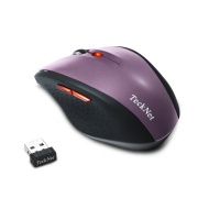 TeckNet M002 Souris optique sans fil avec nano-r&eacute;cepteur USB 2&nbsp;000/1&nbsp;500/1&nbsp;000&nbsp;DPI et indicateur niveau de batterie, dur&eacute;e de vie 18&nbsp;mois 2,4 GHz Bleu