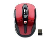 Gear Head MP2750RED Mouse - Optical Wireless - Red Radio Frequency