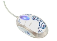 Saitek PM09Arb Notebook Optical Mouse - Retro Blue