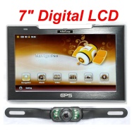 4UCam 7inch LCD Touch Screen GPS with Wireless Backup license Camera and Bluetooth System
