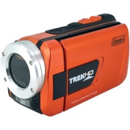 Coleman Trek CVW16HD-O 1080p Full HD Digital Waterproof Video Camera with 1x Optical Zoom with 3.0-Inch LCD Screen (Orange)
