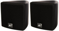 Dayton Audio SAT3B 3&quot; Cube Speaker Pair (Black)