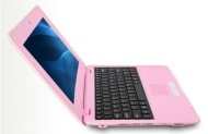 MKT TM - NEW SLIM (Pink) 10 inch UMPC / Mini Netbook / Student Notebook / Android 4.0 OS With Webcam