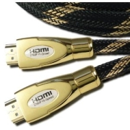 1m HDMI v1.4 (1.4a version 15.2Gbps) 24k Gold-Plated 1080p and 2160p Hi-Speed Premium 28AWG HDMI to HDMI Cable Lead 3D TV, PS3 XBOX 360 Elite HDTV Sky
