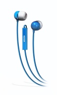 Maxell 190301 - IEMICBLU Stereo In-Ear Earbuds with Microphone  (Blue)