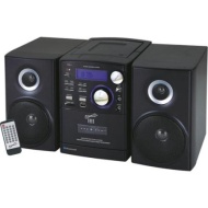 Supersonic Portable Bluetooth MP3/CD Micro Stereo System