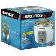 Black &amp; Decker Home Rice Cooker, 3-Cup, 1 rice cooker