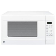 GE 14 cu ft 1100Watt Countertop Microwave Oven in White