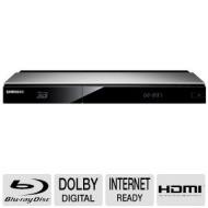 Samsung 3D WiFi Blu-ray Player - 4K Upscale, 7.1 Channel, 3D Ready, Dolby Digital, Full Browser, USB Port, Ethernet, Allshare, Built-in WiFi, HDMI, VF