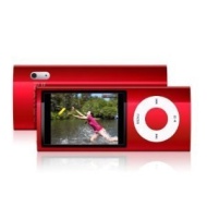 &reg;Gadget Bay&copy; -MP4 &amp; MP3 Player Nano Style Scroll 5TH Gen, FM Radio -8GB, (A choice of 8 colours from the drop down menu) Red