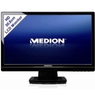 MEDION P54033 HD 1600x900 LCD Monitor 50,8cm 20&quot; WideScreen DVI-D VGA 5ms OSD Digitale HD Bildwiedergabe ohne Qualit&auml;tsverlust