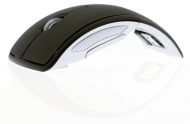 2.4GHz Wireless Arc (Foldable) Mouse With Mini USB Receiver - White Box Packaging