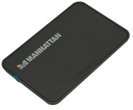 Manhattan 130042 2.5-inch 2.0 USB Drive Enclosure - Black