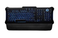 Perixx PX-1100, Backlit Keyboard - Red/Blue/Purple Illuminated Keys - Gaming Style Sollid 3.5lbs Design - Rubber Painting Surface - 20 Million Key-pre
