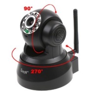 EasyN Wireless WIFI IP Camera IR LED 2-Audio Nightvision Black