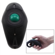 USB Wireless Finger Handheld Desktop TrackBall Optical Mouse Mice With A Receiver