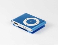 MINI LETTORE MP3 BLU MICRO SD RICARICABILE DA VIAGGIO CORSA JOGGING IPOD STYLE