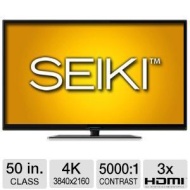 Seiki 50&quot; 4K ULTRA HD LED TV - 120Hz, 16:9 Aspect Ratio, 5000:1 Contrast Ratio, 3840 x 2160, 3 HDMI - SE50UY04 &nbsp;SE50UY04