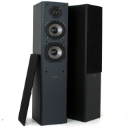 Proson Event 6 - Coppia Diffusori da Pavimento 2 Vie Bass Reflex per Hi-Fi e Home Cinema. Cabinet in legno MDF con finitura venato legno.