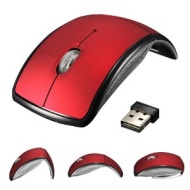 USB Wireless folding Arc Optical Mouse Mice PC Laptop