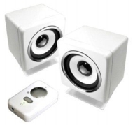 K&ouml;nig Kr&auml;ftiger USB 2.0 Lautsprecher mit Fernbedienung